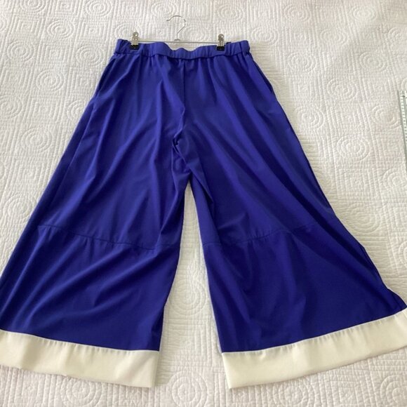 Chiara Cocol Italy Baby Tech Wide Leg Pant Size M - Picture 2 of 12